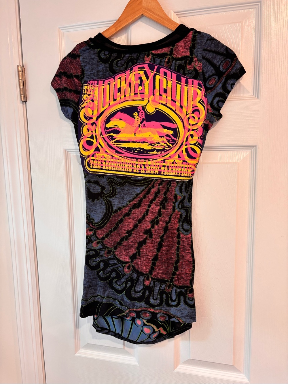 Custo Barcelona "Jockey Club" graphic top size XS/S